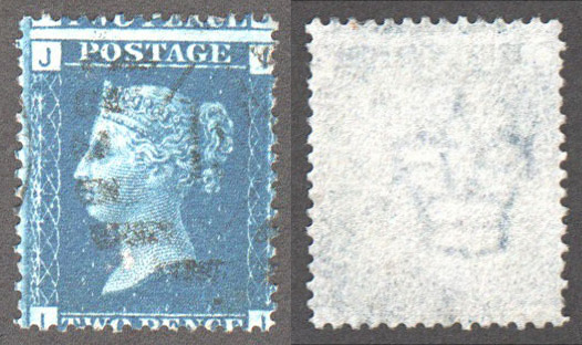 Great Britain Scott 30 Used Plate 13 - IJ (P) - Click Image to Close